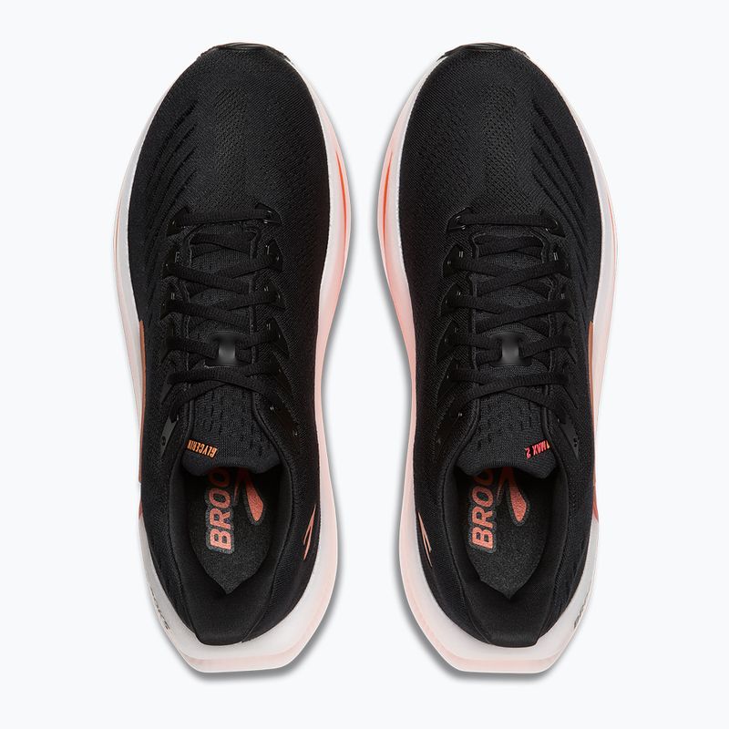 Vyriški bėgimo batai Brooks Glycerin Max 2 black/tigerlilly/orange 5