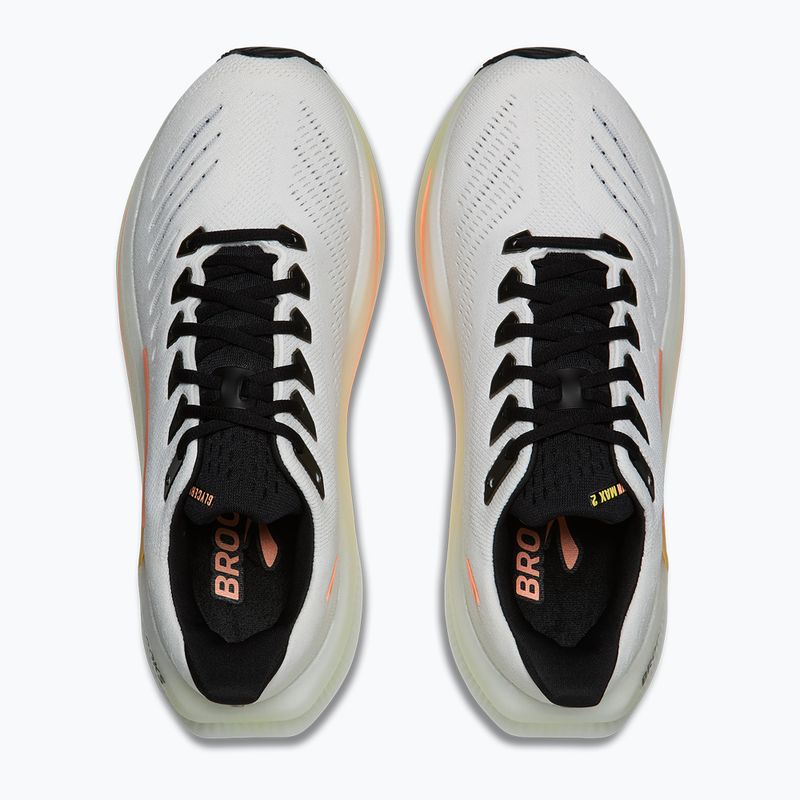 Moteriški bėgimo batai Brooks Glycerin Max 2 white/cyber yellow/nightlife 5