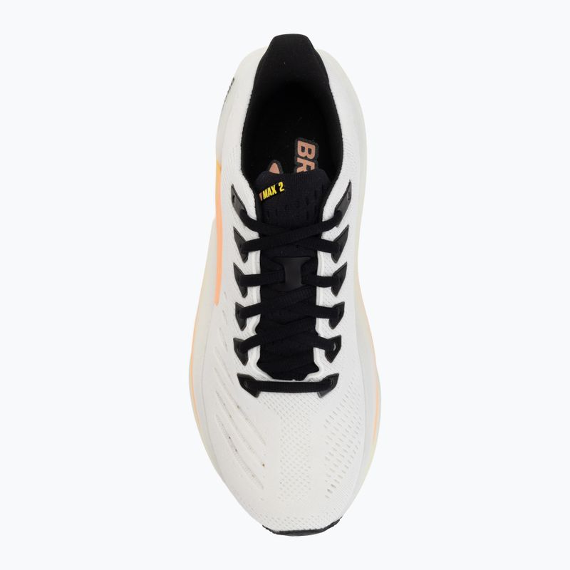 Moteriški bėgimo batai Brooks Glycerin Max 2 white/cyber yellow/nightlife 5