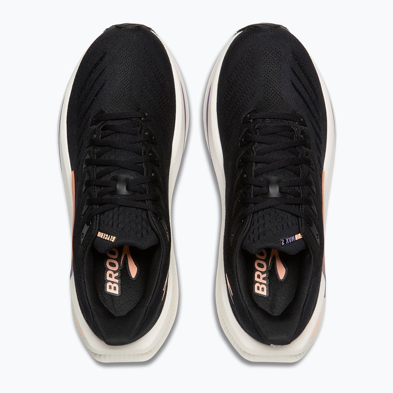 Moteriški bėgimo batai Brooks Glycerin Max 2 black/peach/clear 5