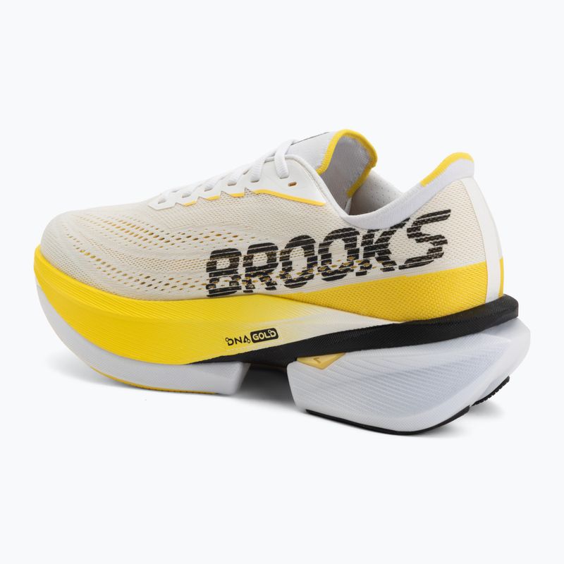 Vyriški bėgimo batai Brooks Hyperion Max 4 white/cyber yellow/black 3