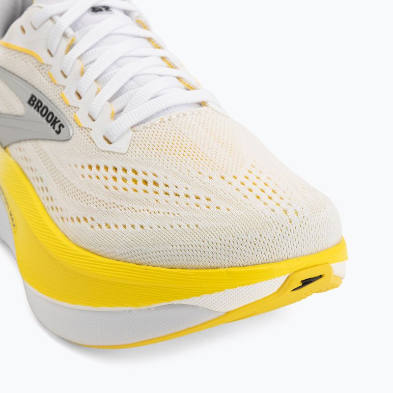 Moteriški bėgimo batai Brooks Hyperion Max 4 white/cyber yellow/black 7