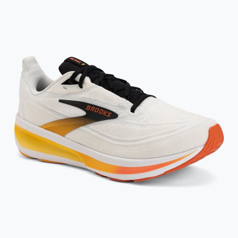 Vyriški bėgimo batai Brooks Revel 9 white/orange/black
