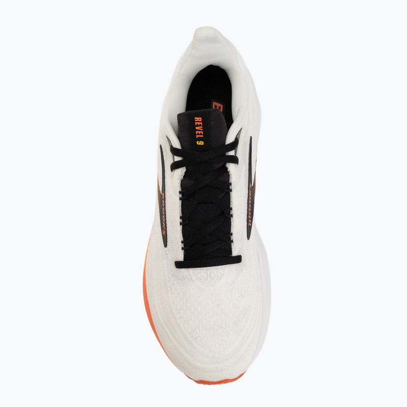 Vyriški bėgimo batai Brooks Revel 9 white/orange/black 5