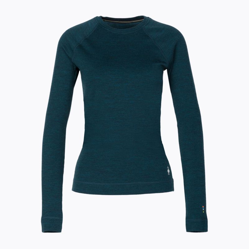 Moteriški termoaktyvūs marškinėliai Smartwool Merino 250 Baselayer Crew Boxed twilight blue heather