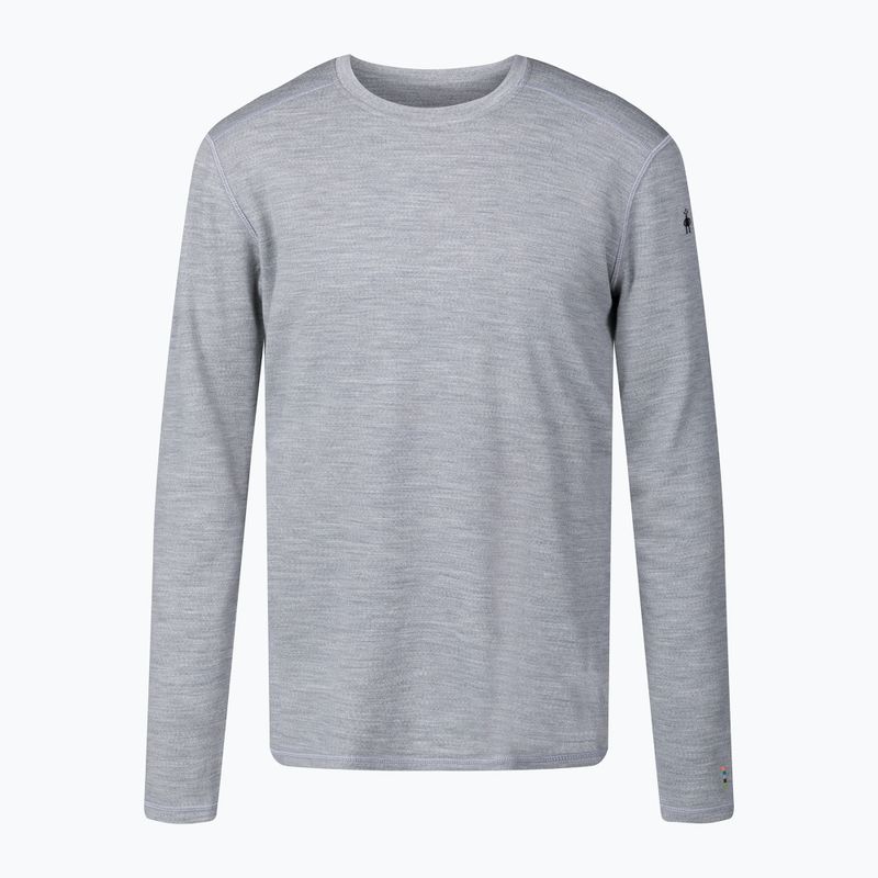 Vyriški termoaktyvūs marškinėliai Smartwool Merino 250 Baselayer Crew Boxed šviesiai pilkos melanžinės spalvos