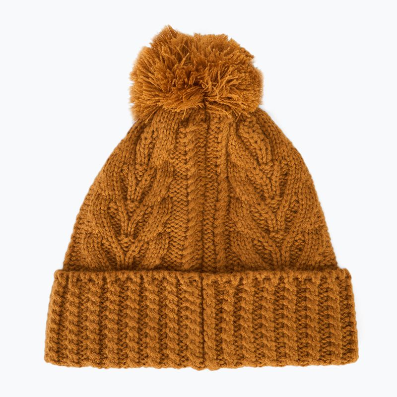 Moteriška žieminė kepurė Timberland Cable Premium Pom Beanie wheat 2