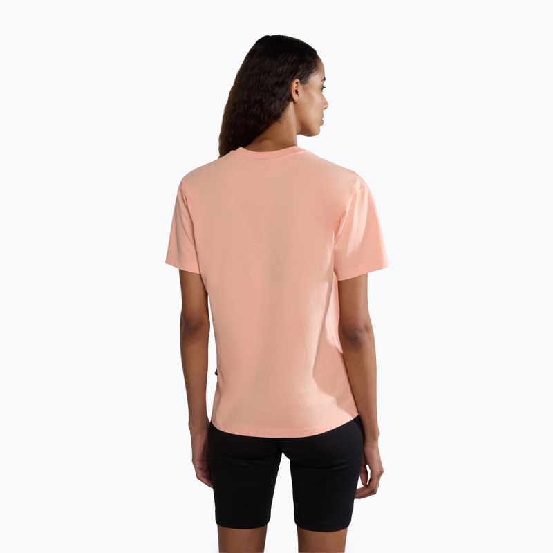 Moteriški marškinėliai Napapijri S-Box pink salmon 3