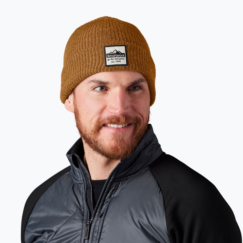Smartwool Patch brown žieminė kepurė SW011493G36 8