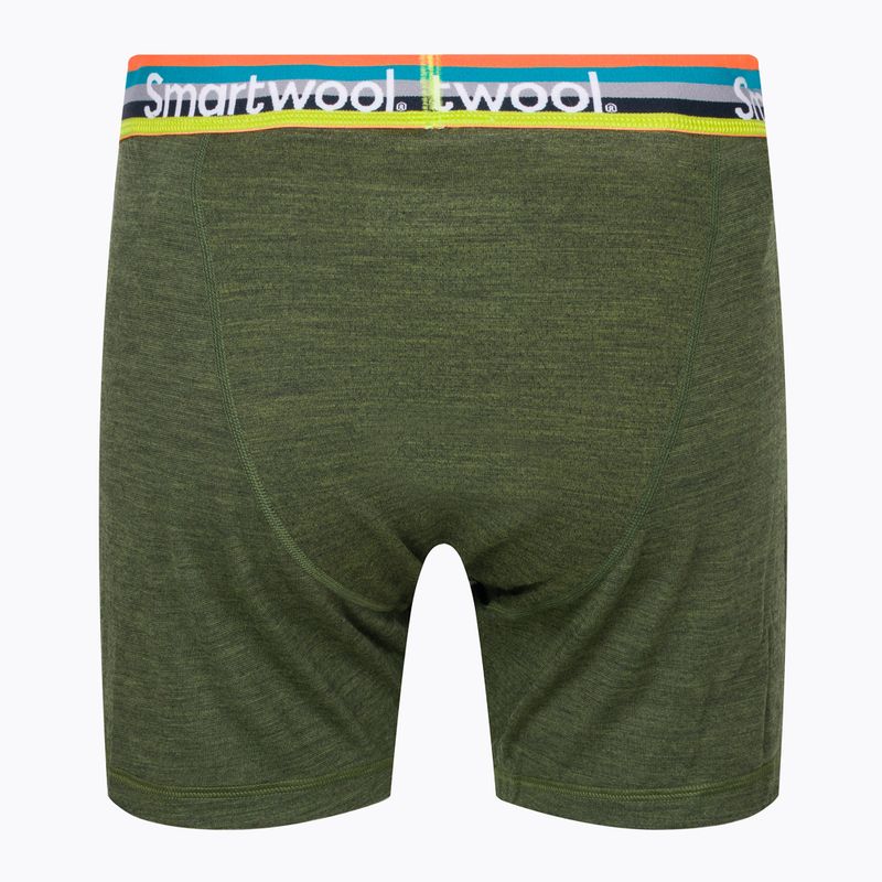 Vyriškos Smartwool Merino Sport 150 Boxer Brief trumpikės dėžutėje Termo bokseriai žali SW017342B45 2