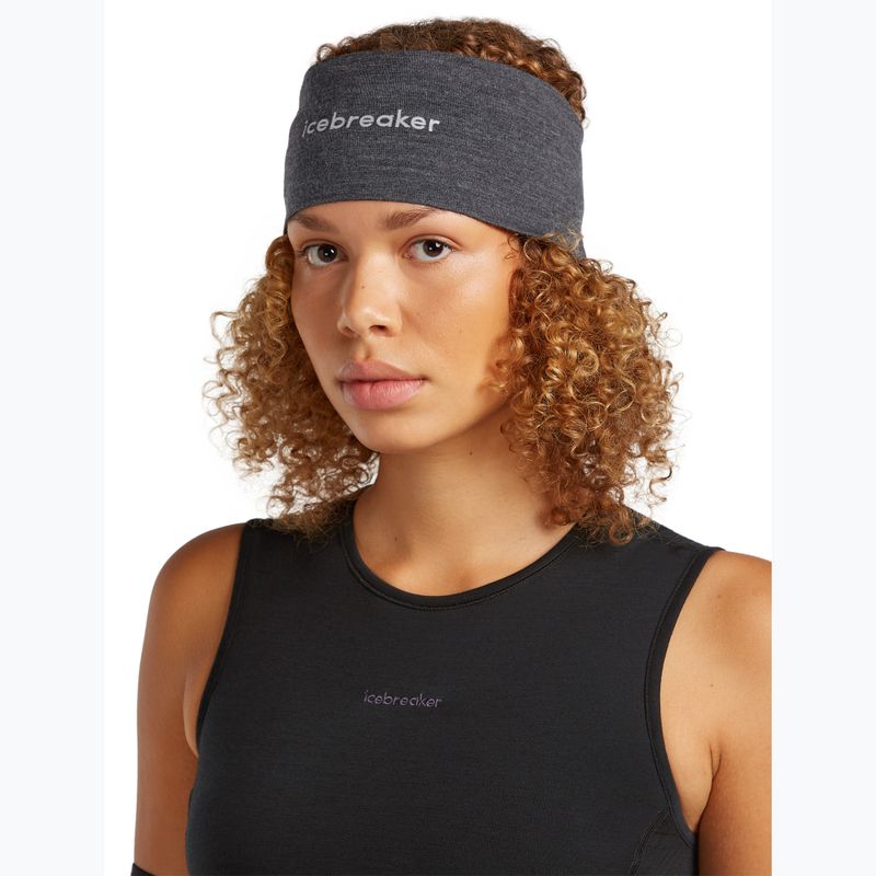 Lankelis galvai Icebreaker Merino 200 Oasis Headband jet heather 7