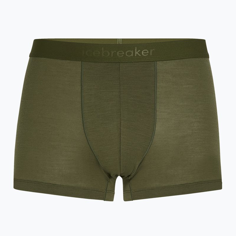 Vyriškos termoaktyvios trumpikės icebreaker Merino 125 Cool-Lite Anatomica Trunks loden