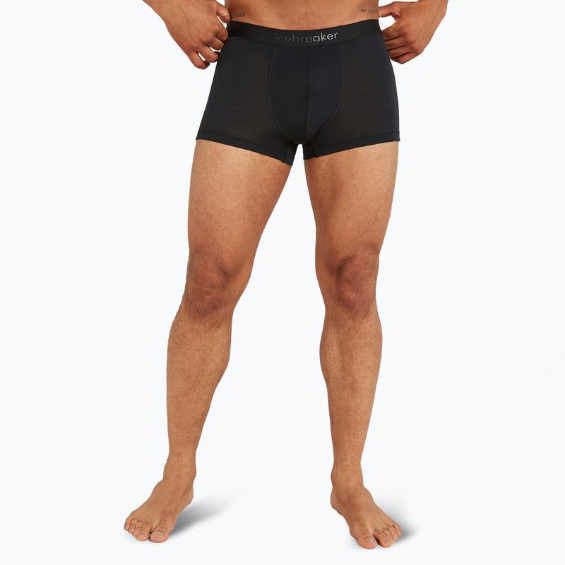 Vyriškos termoaktyvios trumpikės icebreaker Merino 125 Cool-Lite Anatomica Trunks black 2