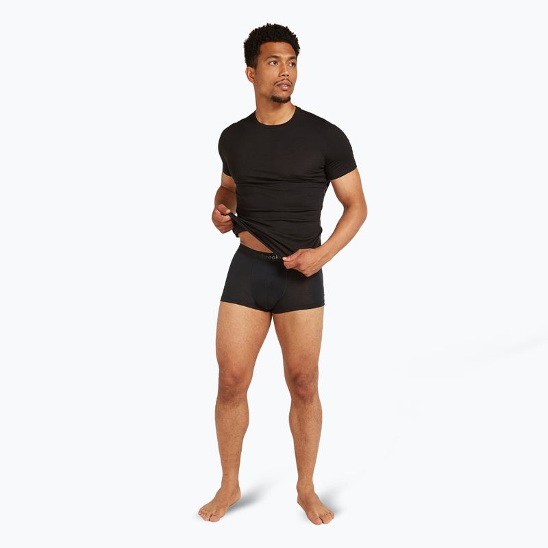 Vyriškos termoaktyvios trumpikės icebreaker Merino 125 Cool-Lite Anatomica Trunks black 3