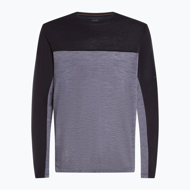 Vyriški žygio marškinėliai ilgomis rankovėmis icebreaker Merino 125 Cool-Lite Sphere LS Tee Colour Block graphite 7