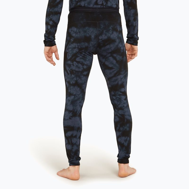 Vyriškos termoaktyvios kelnės icebreaker Merino 200 Oasis Leggings Cloud Dye graphite/black 3