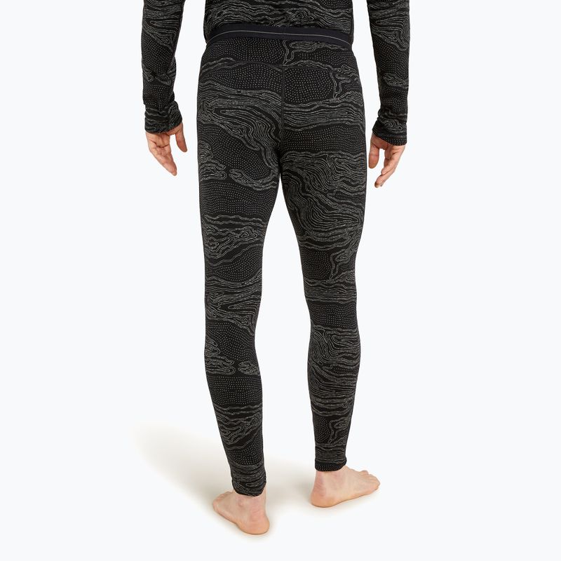 Vyriškos termoaktyvios kelnės icebreaker Merino 260 Vertex Leggings Snow Guide black/ galaxy/ j 3