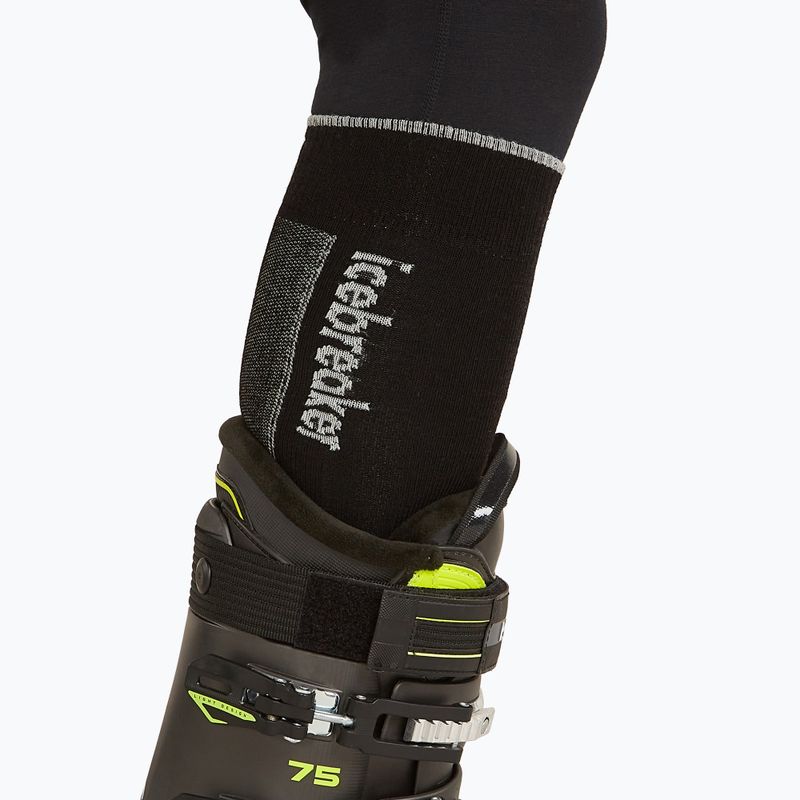 Vyriškos slidinėjimo kojinės icebreaker Merino Ski+ Ultralight OTC black/ether/graphite 4