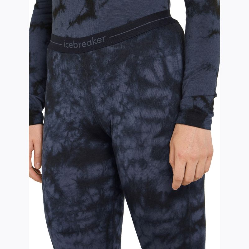 Moteriškos termoaktyvios kelnės icebreaker Merino 200 Oasis Leggings Cloud Dye graphite/black 4