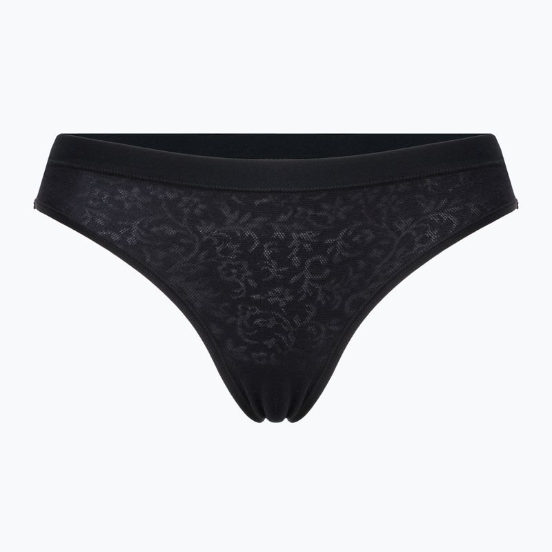 Moteriškos termo kelnaitės Smartwool Merino Lace Bikini Boxed black SW016618001