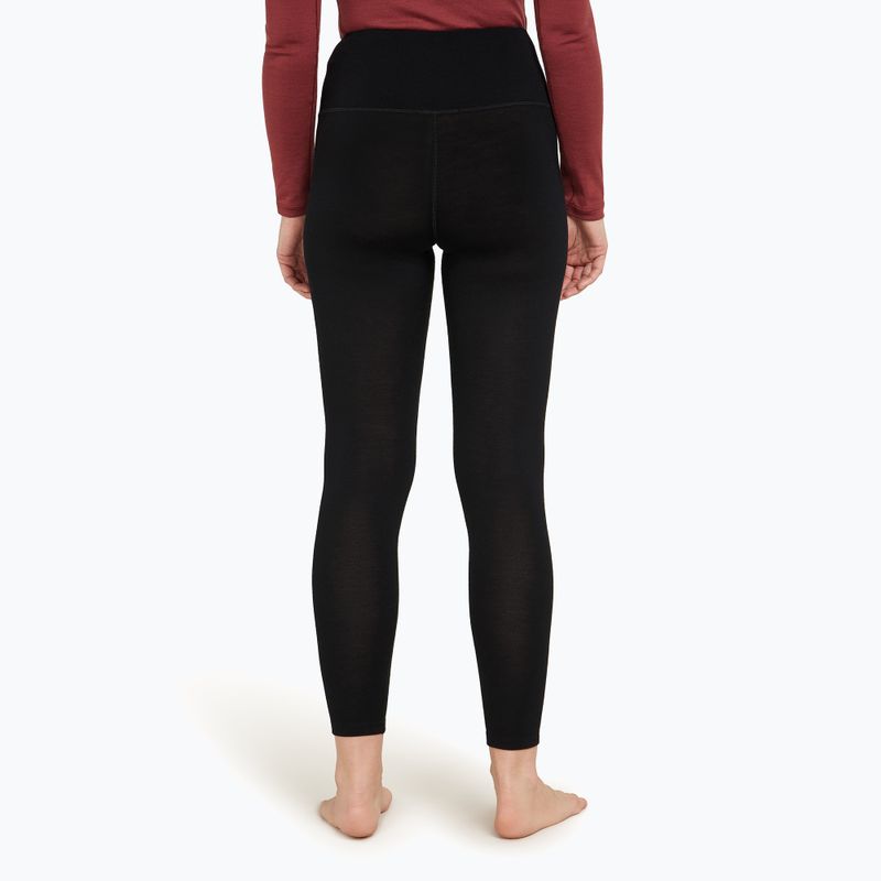 Moteriškos termoaktyvios kelnės icebreaker Merino 260 Tech High Rise Leggings black 3