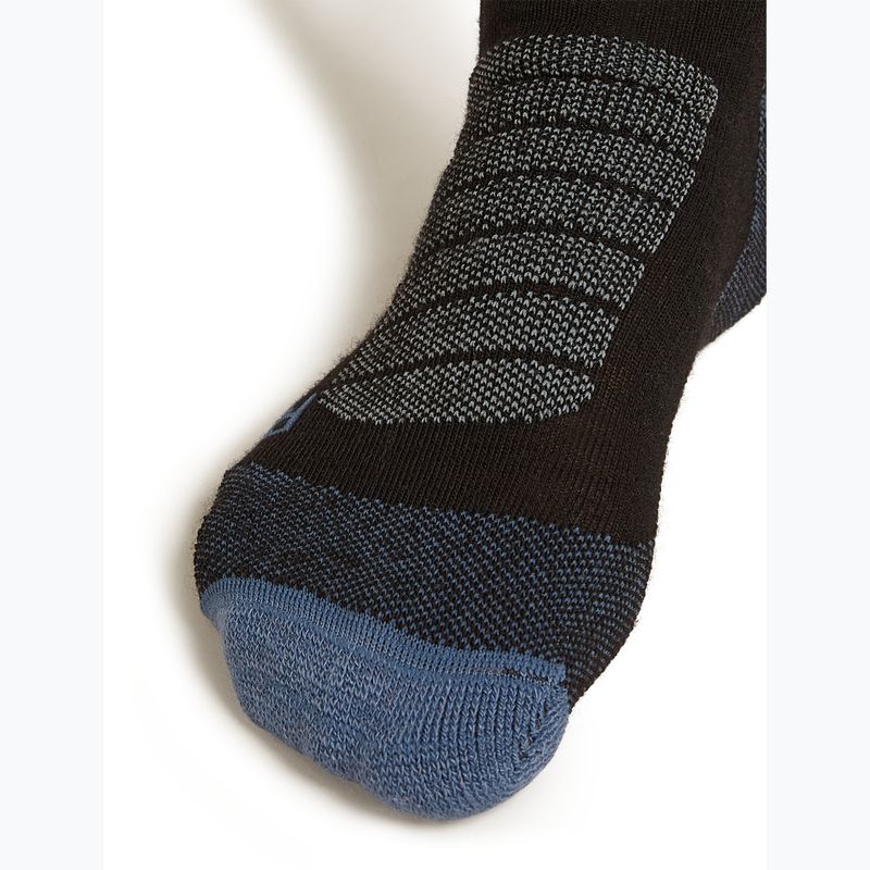Moteriškos slidinėjimo kojinės icebreaker Merino Ski+ Ultralight OTC black/dawn/graphite 3