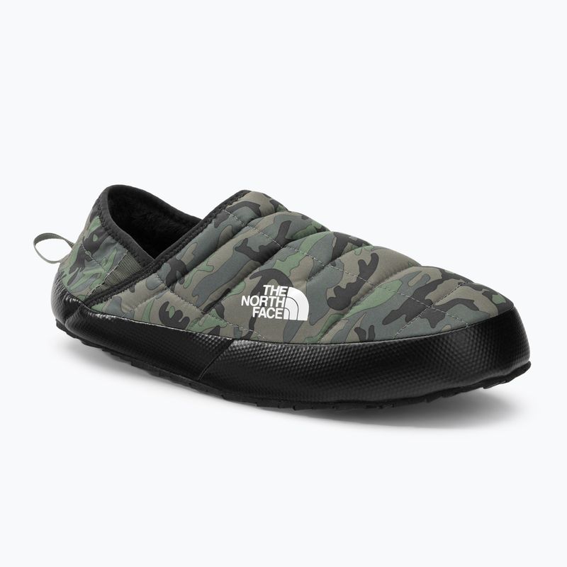 Vyriškos žieminės šlepetės The North Face Thermoball Traction Mule V green-black NF0A3UZN33U1