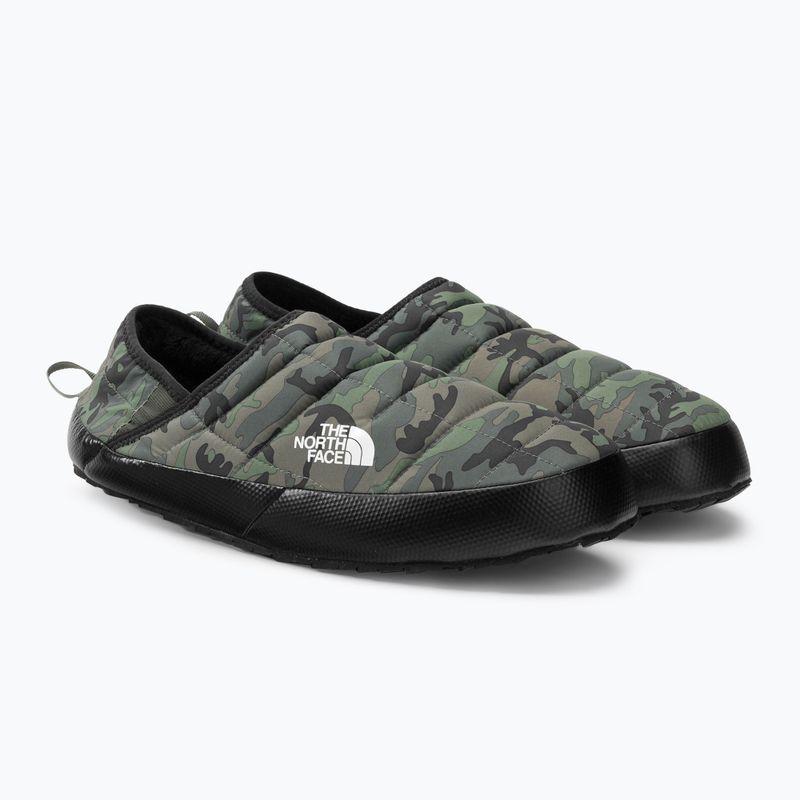 Vyriškos žieminės šlepetės The North Face Thermoball Traction Mule V green-black NF0A3UZN33U1 3