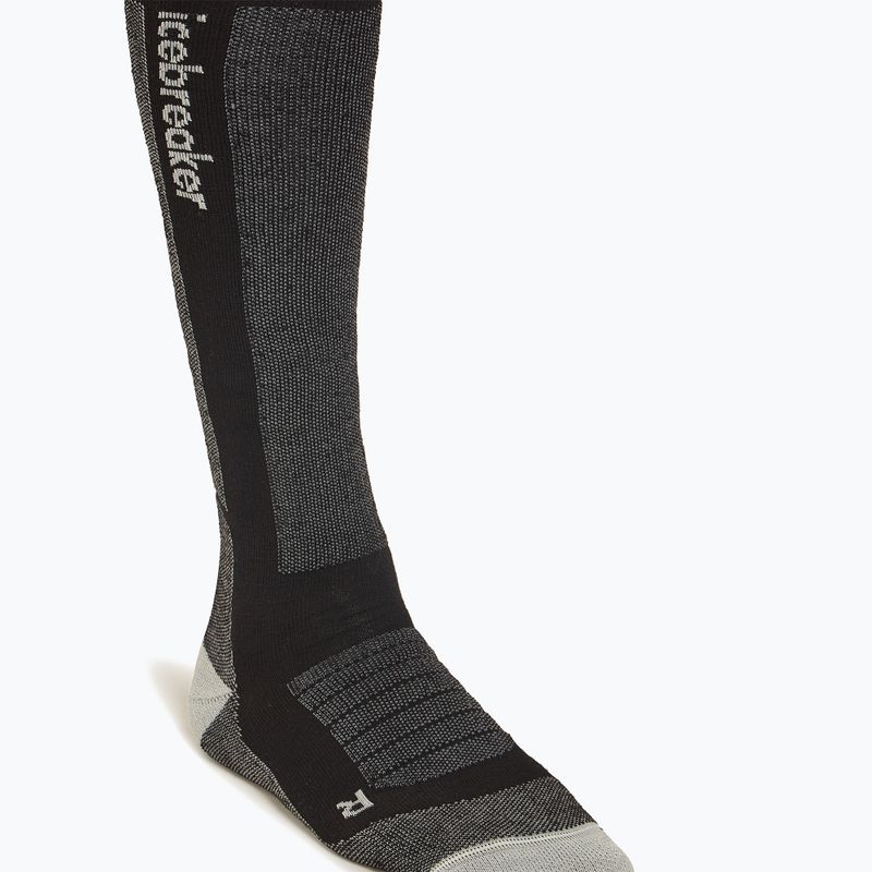 Vyriškos slidinėjimo kojinės Icebreaker Merino Ski+ Medium OTC black/ether/graphite 5