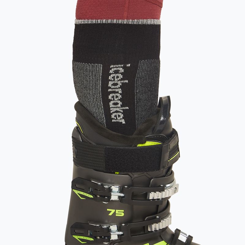 Vyriškos slidinėjimo kojinės Icebreaker Merino Ski+ Medium OTC black/ether/graphite 6