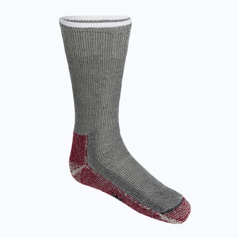 Smartwool Classic Mountaineer Maximum Cushion Crew pilkai raudonos trekingo kojinės SW013300003