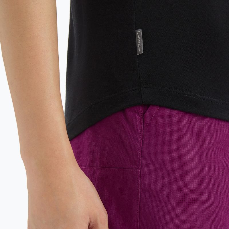 Icebreaker Sphere II moteriški trekingo marškinėliai juodi 5
