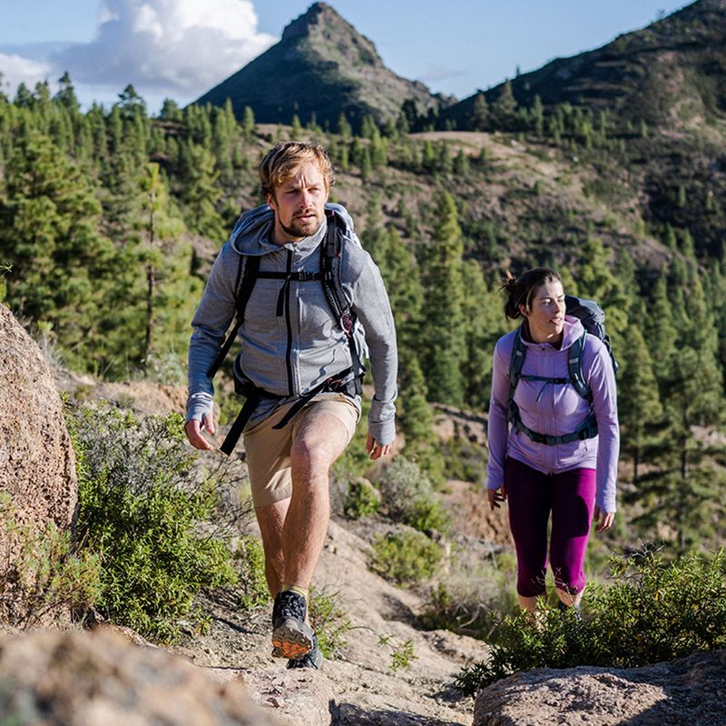 Vyriška Icebreaker Quantum III Zip Hood trekingo striukė pilka 15