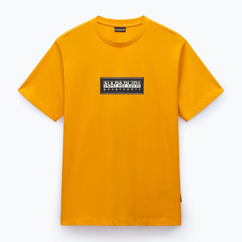 Vyriški marškinėliai Napapijri S-Box Logo orange marigold 4