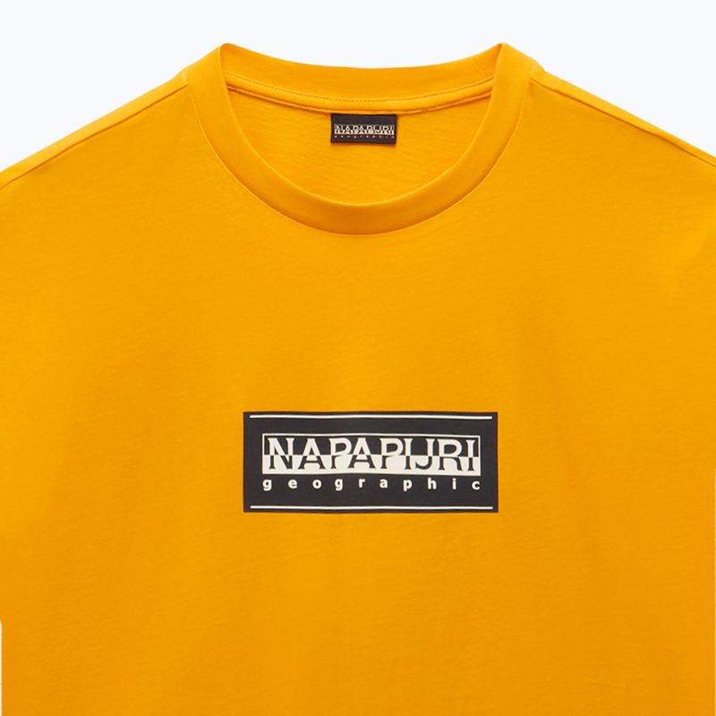 Vyriški marškinėliai Napapijri S-Box Logo orange marigold 6