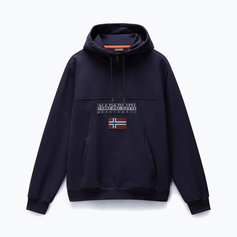 Vyriškas džemperis Napapijri Burgee Half Zip Hooded 2.0 blu marine