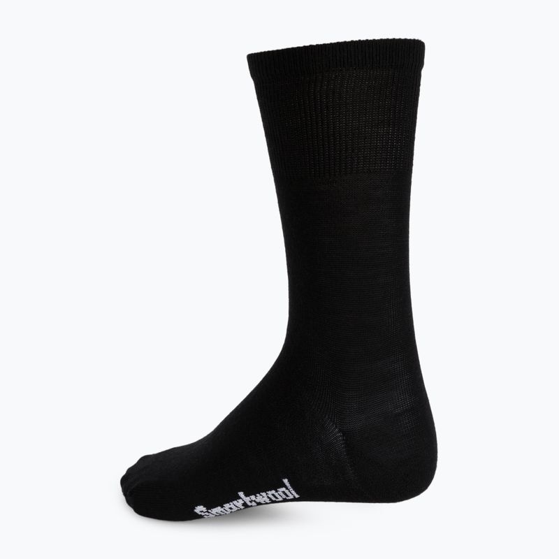 Vyriškos Smartwool Classic Hike Zero Cushion Liner Crew trekingo kojinės juodos SW0016500011 2
