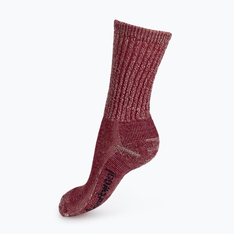 Moteriškos Smartwool Hike Classic Edition Light Cushion Crew trekingo kojinės raudonos SW010293D421 2