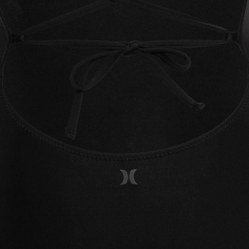 Moteriškas vientisas maudymosi kostiumėlis Hurley Solid Square Neck Moderate One Piece black 3