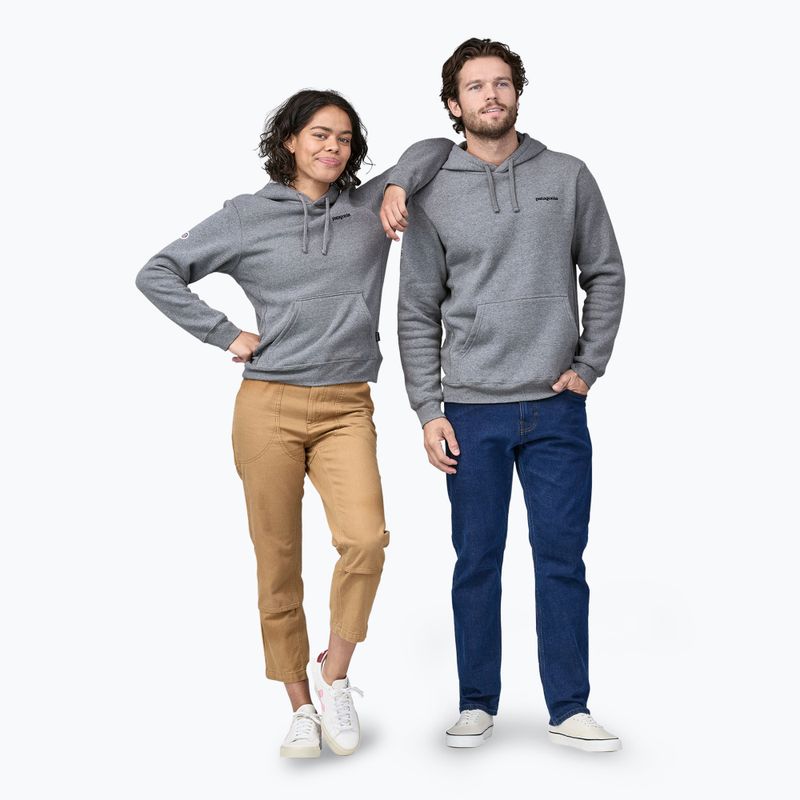 Patagonia Fitz Roy Icon Uprisal Hoody gravel heather džemperis 2