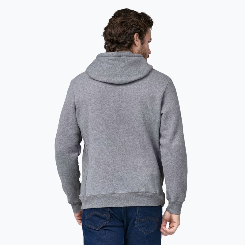 Patagonia Fitz Roy Icon Uprisal Hoody gravel heather džemperis 4