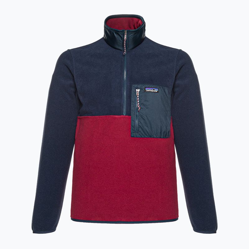 Vyriški Patagonia Microdini 1/2 Zip P/O vilnoniai džemperiai vaškinis raudonas 3