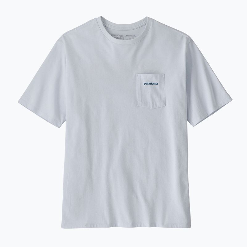 Vyriški marškinėliai Patagonia Boardshort Logo Pocket Responsibili white 4