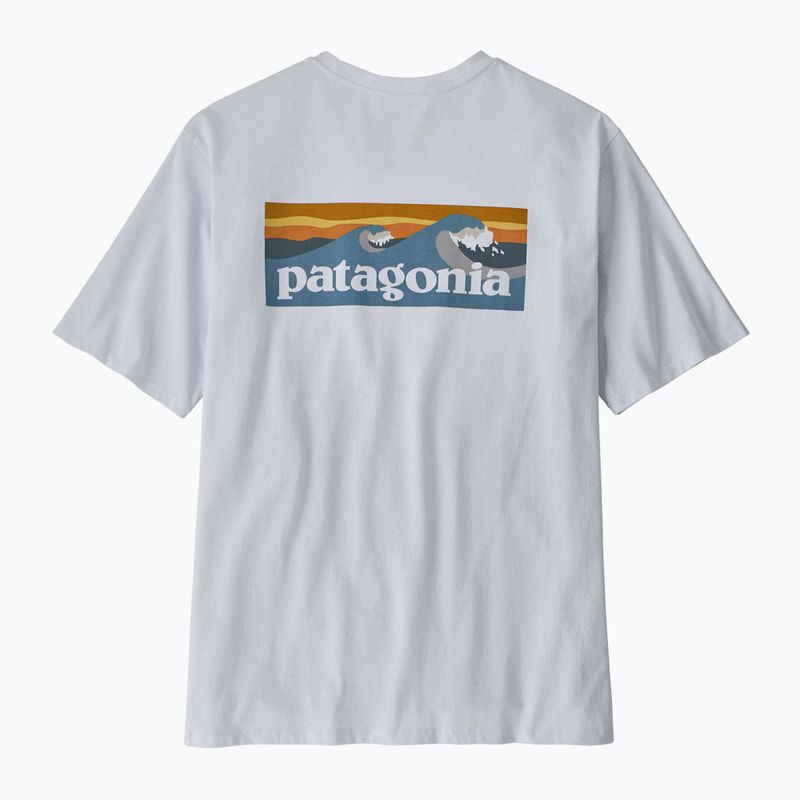 Vyriški marškinėliai Patagonia Boardshort Logo Pocket Responsibili white 5