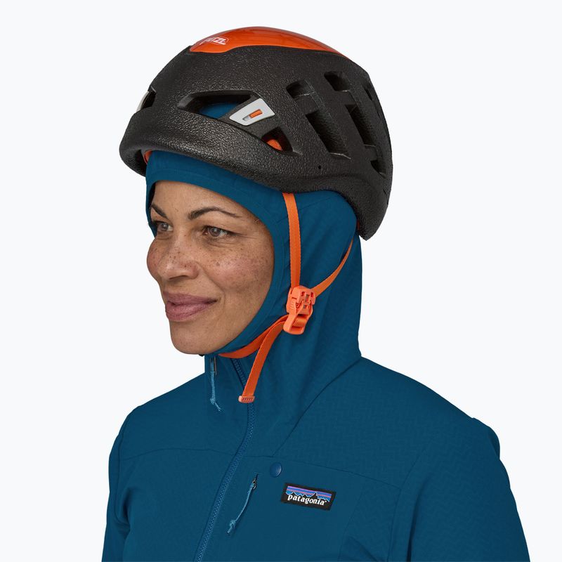 Moteriška softshell striukė Patagonia R1 CrossStrata Hoody lagom blue 4