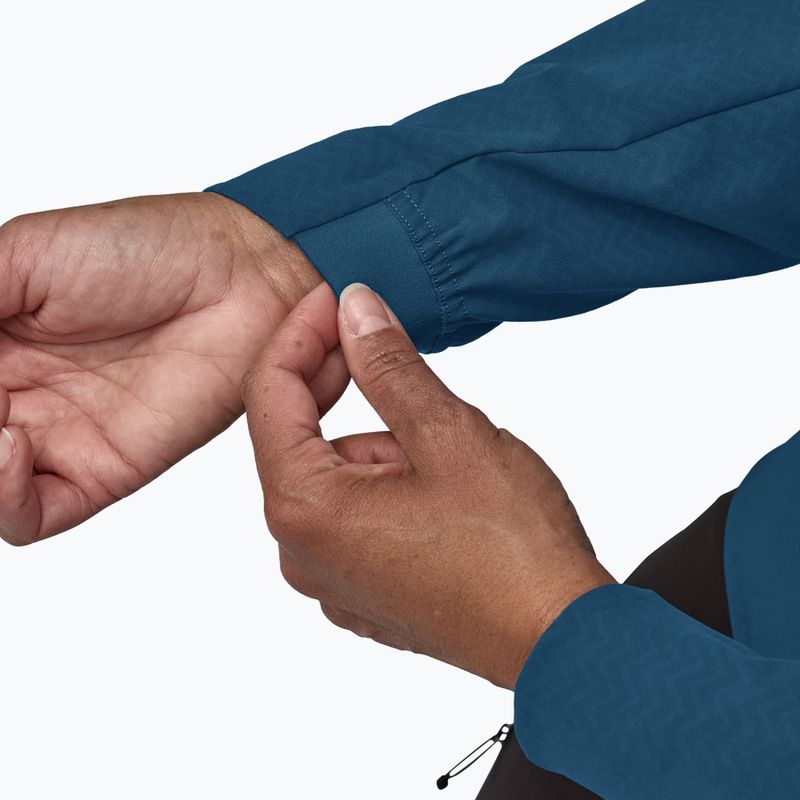 Moteriška softshell striukė Patagonia R1 CrossStrata Hoody lagom blue 9