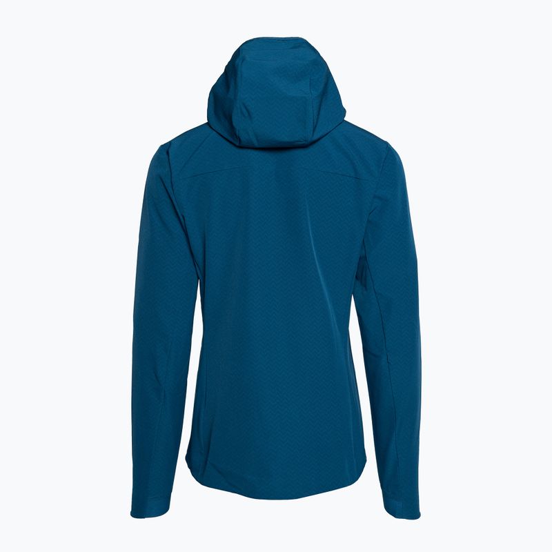 Moteriška softshell striukė Patagonia R1 CrossStrata Hoody lagom blue 11