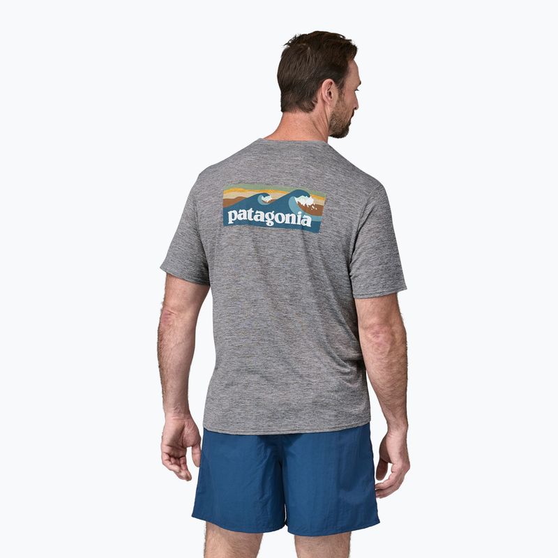 Vyriški marškinėliai Patagonia Cap Cool Daily Graphic Shirt Waters boardshort logo abalone blue/grey 2