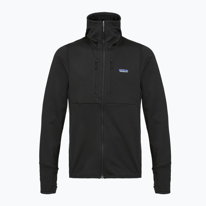 Vyriškas žygio džemperis Patagonia R1 Thermal Full Zip Hoody black