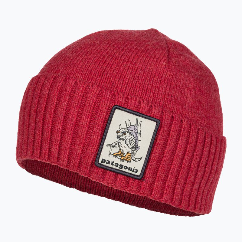 Patagonia Brodeo kepurė su snapeliu Fun hogs armadillo/touring red trekking cap 3